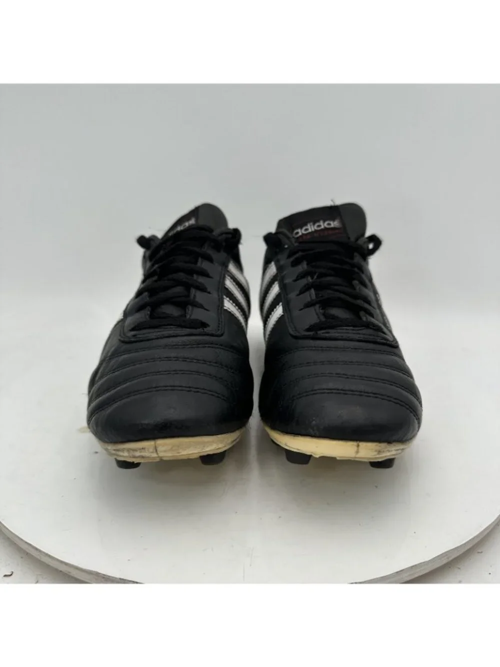Adidas Copa Mundial Men Size 7 015110 Black White Leather Soccer Cleats Shoes - Picture 4 of 11